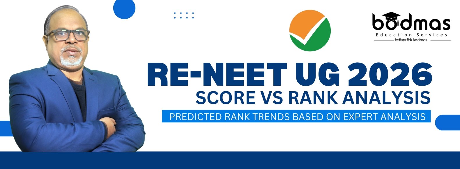 RE-NEET UG 2026 Score vs Rank Analysis: Check Estimated Rank for Different Score Ranges